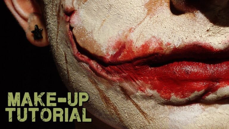 Joker Scars; How to Make up with Joker Prosthetics (Professional)