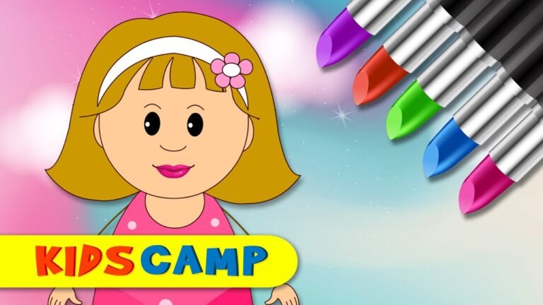 Let's Play With Color Lipstick | Elly Make Up Face | Finger Family Song by KidsCamp