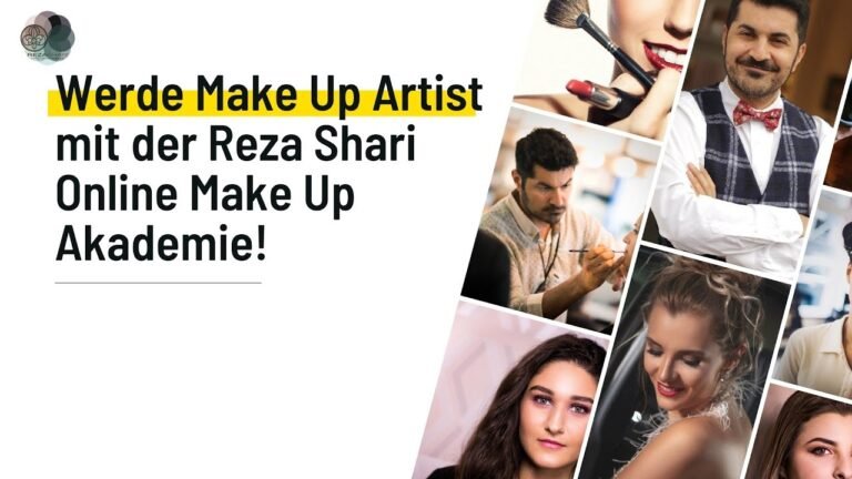 Make Up Artist werden: Online Fortbildung mit IHK-Zertifikat vom House of Beauty Gründer Reza Shari