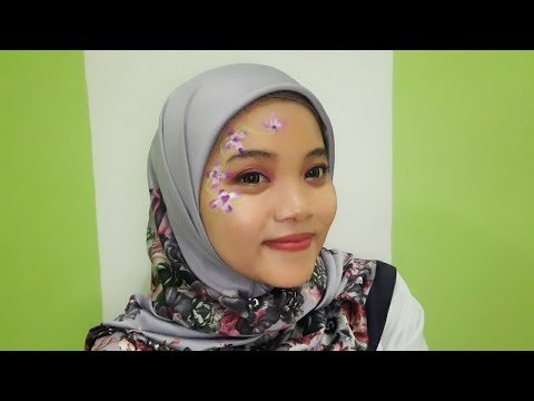 Makeup Art Flower Purple | Face Painting