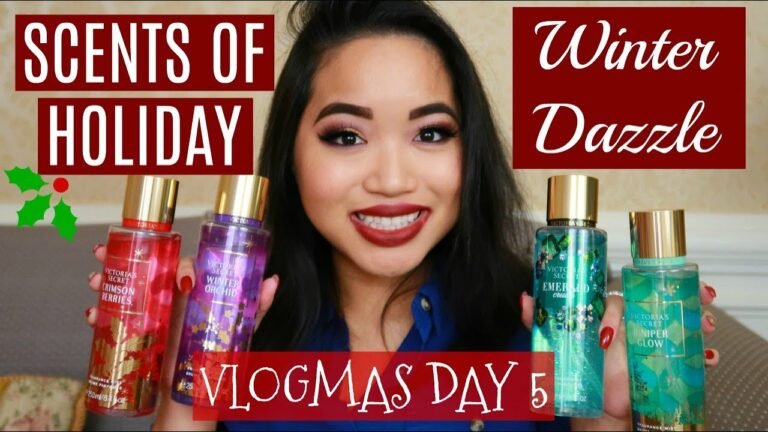 NEW Victoria's Secret "Scents of Holiday" & "Winter Dazzle" Collections Review | Vlogmas Day 5