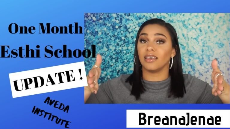 ONE MONTH UPDATE  |  ESTHETICIAN SCHOOL VLOG  |  AVEDA INSTITUTE HOUSTON  |  BREANAJENAE