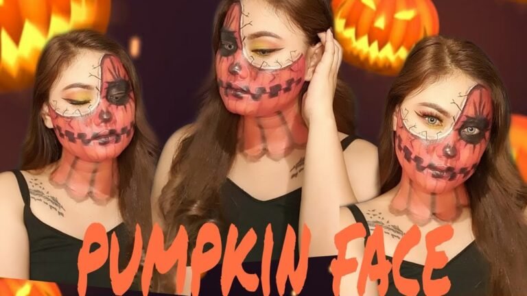 PUMPKIN FACE HALLOWEEN MAKE UP | by Joy Rodrigueza #PumpkinFace #Halloween #HalloweenMakeUpTutorial