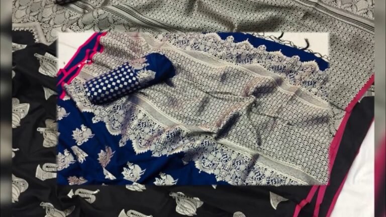 PURE WEAVING SILK SAREE || INDIAN FASHION || LT FABRICS #48