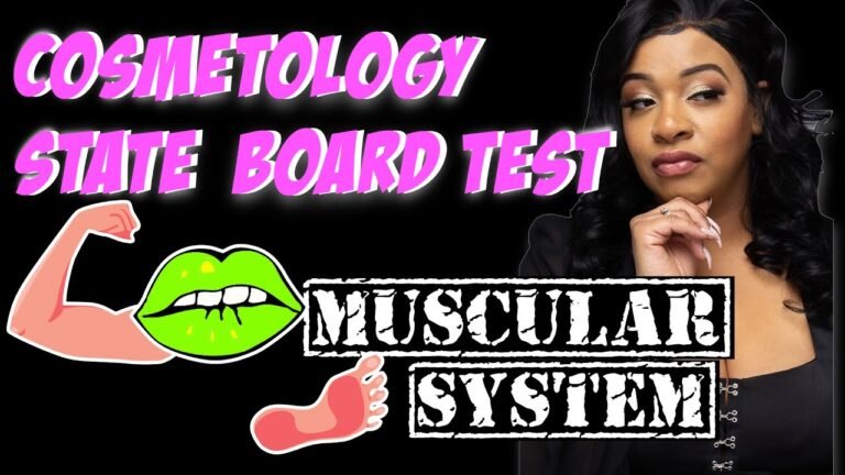 Pass your State Board Cosmetology Test – Muscular system