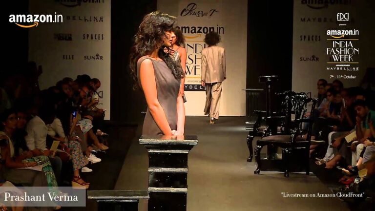 Prashant Verma Show at Amazon India Fashion Week