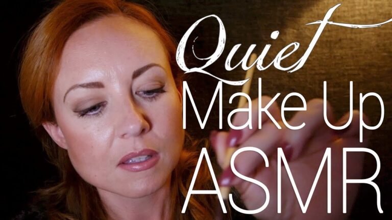 🌜Quietly Doing Your ASMR Make Up w/ Face Sounds 💤