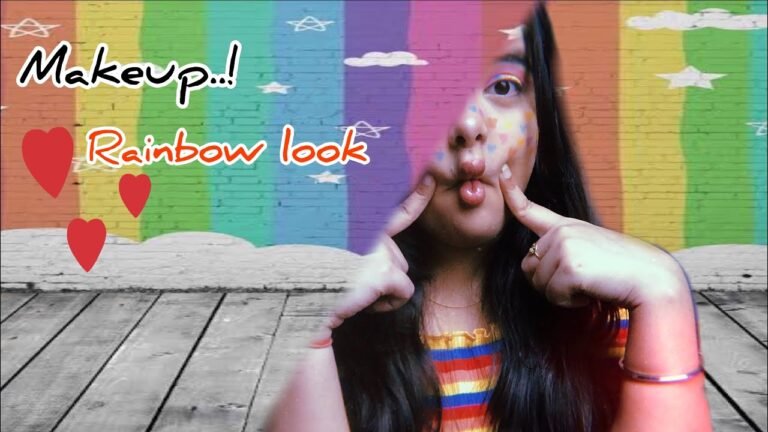 RAINBOW MAKEUP LOOK..!!! |MAKEUP| |LOOKS| |FACEMAKEUP| |BEAUTYBLOG| |GRWM| ||SHIVANGI SINGH 🌈🎨💁‍♀️