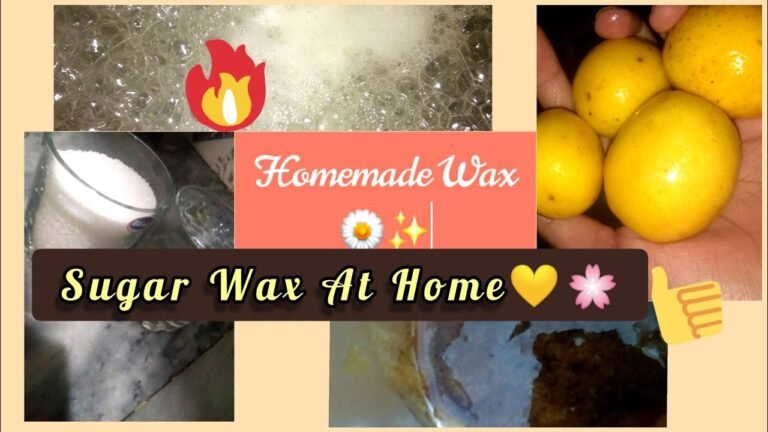 Sugar Wax At Home✨💛 #wax #bodywaxing #beauty 🌼