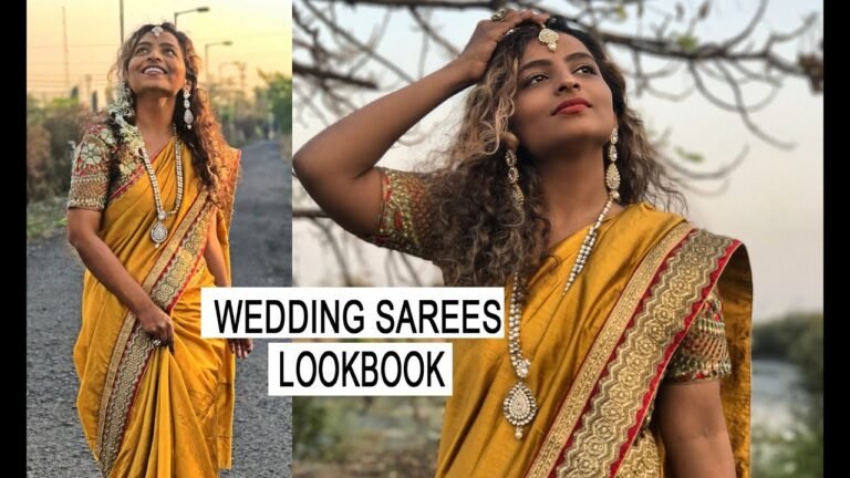 Wedding Saree Lookbook | Bride and Bridesmaid Outfits | indian fashion blogger