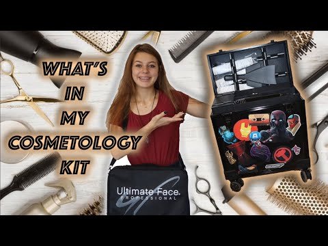 What's inside my COSMETOLOGY KIT? Cosmetology kit HAUL