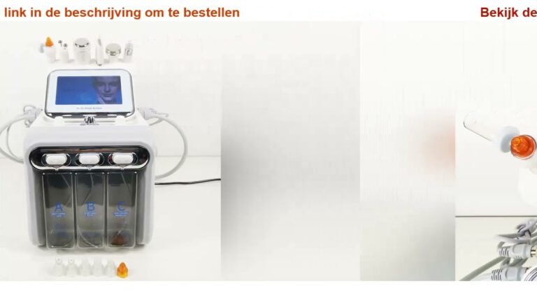 ☒ Auro Nieuwe 6 In 1 Pro Facial Hydradermabrasion/Water Schil Hydrafacial Microdermabrasie..