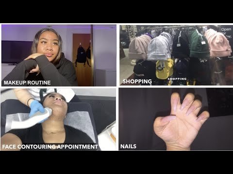 A DAY WITH ME (Shopping, Makeup, Nails, Face Contouring)