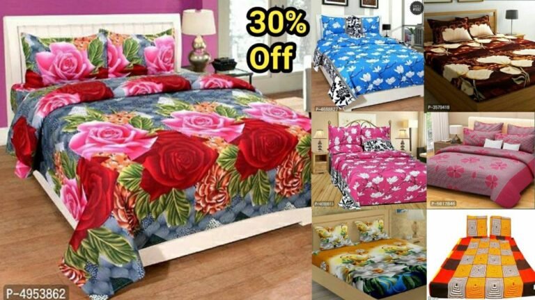 Bedsheet |Cotton bedsheet | double bedsheet | Indian top fashion