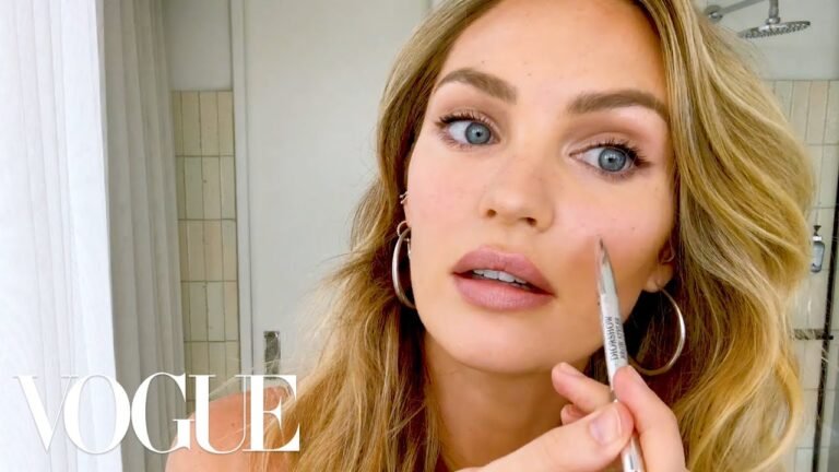 Candice Swanepoel's 10-Minute Guide to "Fake Natural" Makeup and Faux Freckles | Beauty Secrets