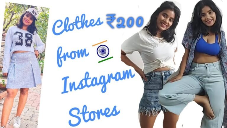 Cheap Clothes From Instagram Stores |Vocal For Local |Affordable Indian Brands| Clothes On a Budget