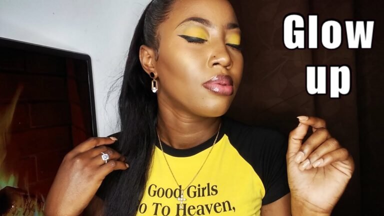 FULL FACE MAKEUP GLAM | yellow summer makeup honey