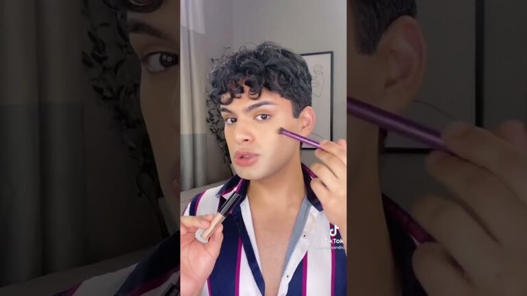 Full face of dollar tree make-up