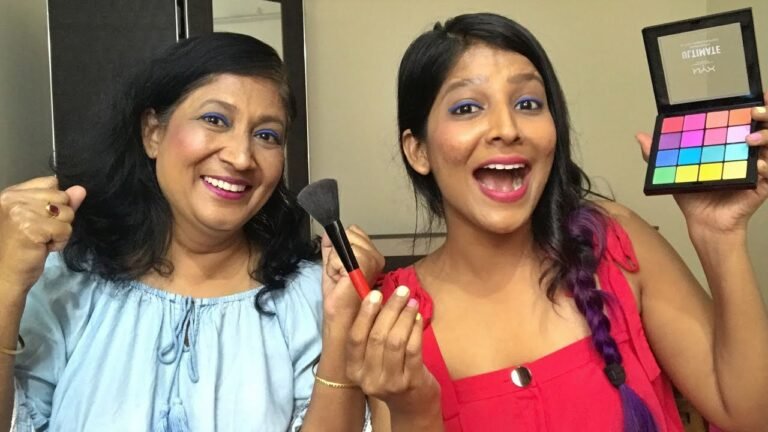 🇮🇳I DID MOM'S MAKEUP!(Indian) How much do you think she rated it?