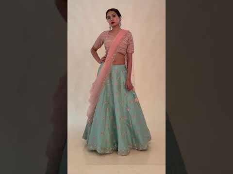 Indian Fashion | Designer Lehenga | Lehengas-RK2563