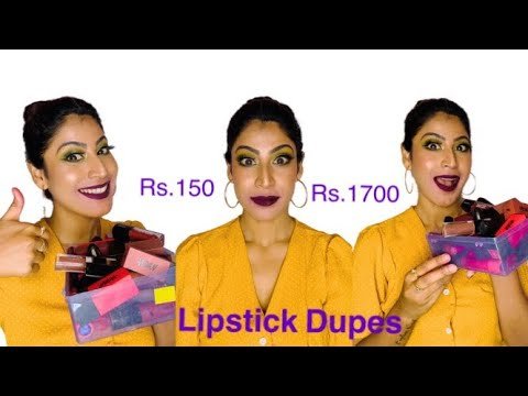 Lipstick Dupes ||High end and Drugstore #subscribe #lipsticks #dupes #lipstickaddict #makeupartist