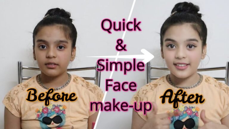 Quick & Simple face make-up with English subtitle| only 4 products| Mini Bites|