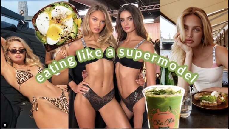 eating like a victoria's secret model for 24 hours / romee strijd