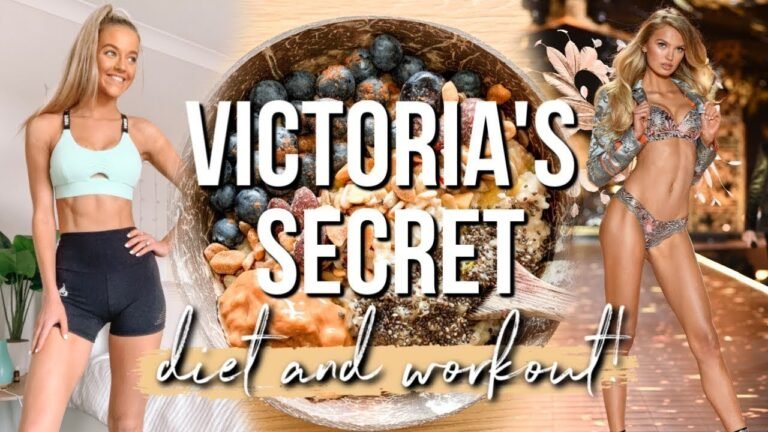 trying VICTORIA'S SECRET diets and workouts for ONE WEEK *pain but results*