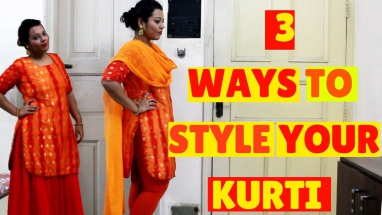 3 ways to style your kurti Plus Size Fashion Indian Fashion