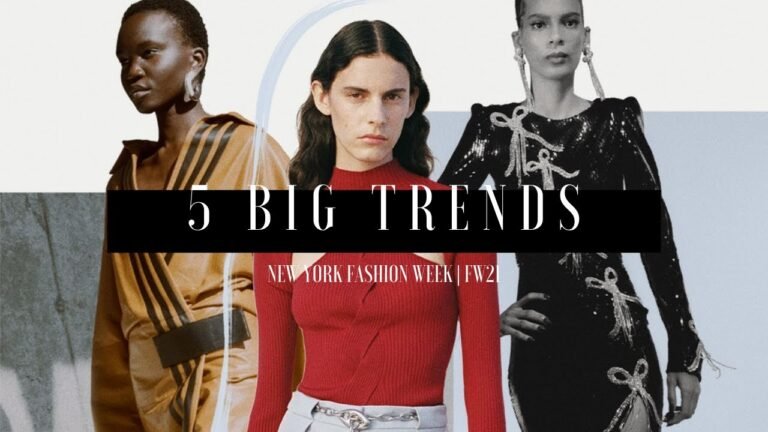 5 Big Trends From New York Fashion Week | FW21
