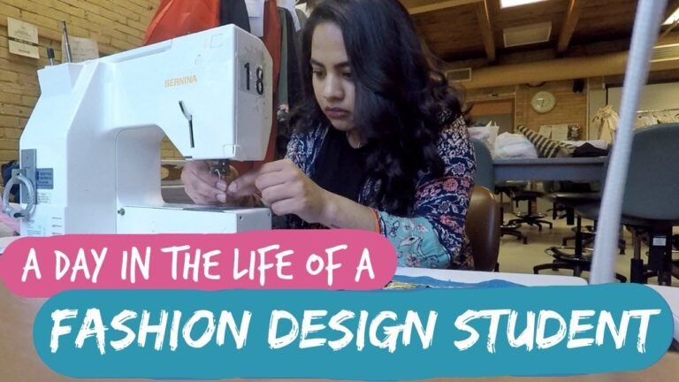 A Day in the Life of a FASHION DESIGN Student | Jahanvi Kamra