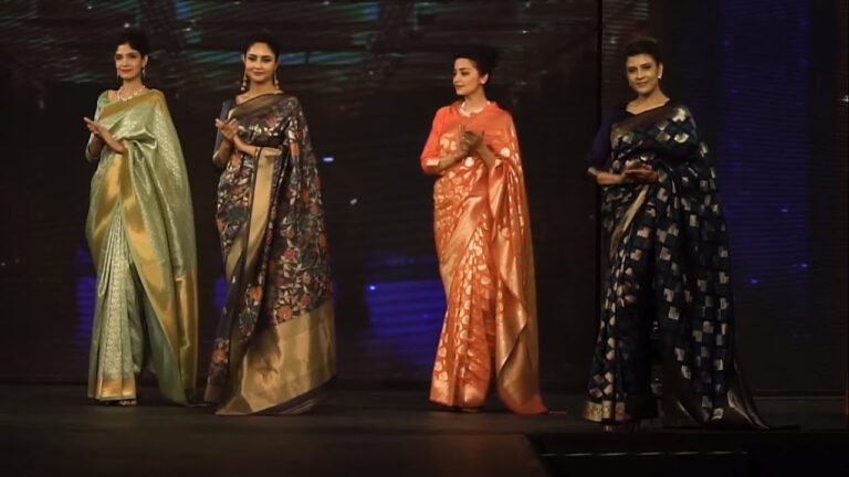 Best Top Indian Saree Fashion Show Top Indian Model In Sarees