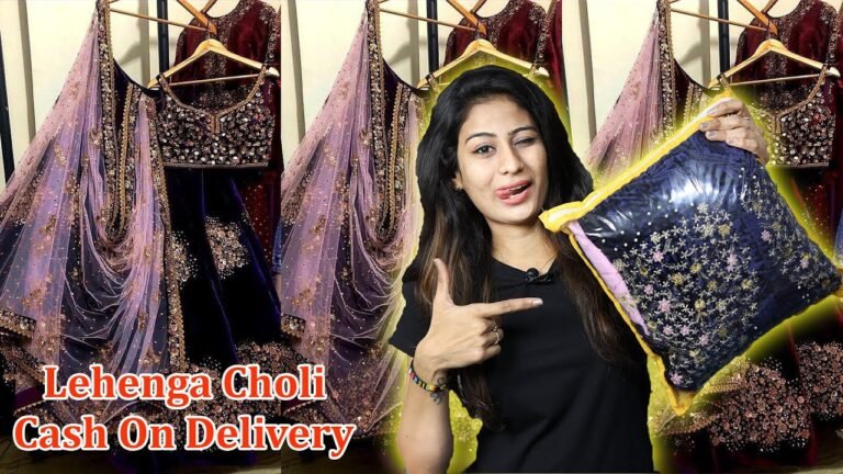 Buy Wedding Special Designer Lehenga || Lehenga Online Shopping || Fashion India