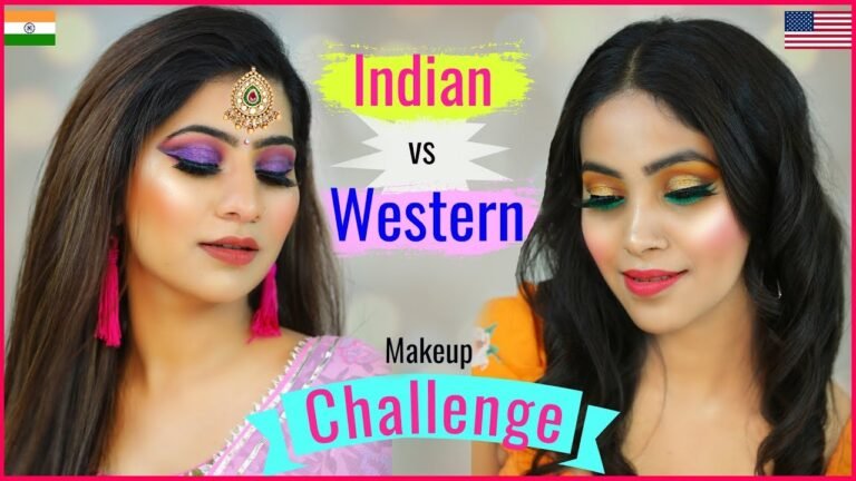 DIWALI Makeup Challenge – INDIAN vs WESTERN | #Spoyl #Sale #Fashion #Anaysa