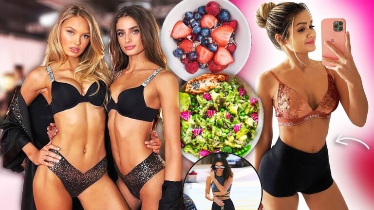 Fiz a DIETA e TREINOS das MODELOS DA VICTORIA’S SECRET por UMA SEMANA!