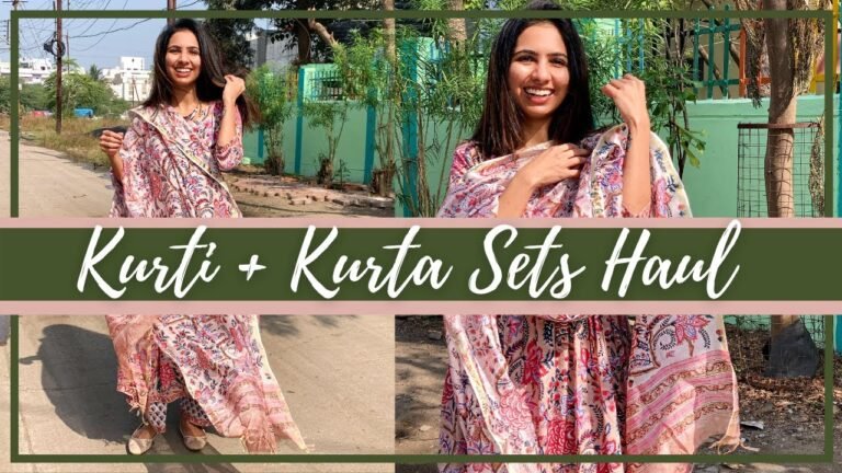 Kurta Haul | Indian Ethnic Set Haul | Tjori Clothing Review | Jaipuri Adah | Angrakha | Workwear