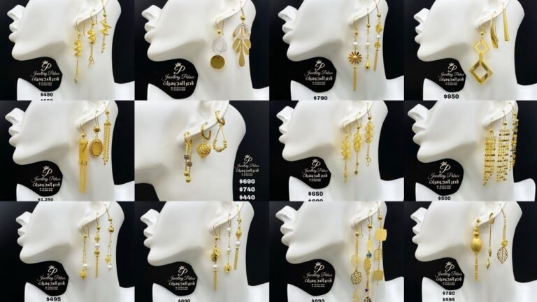 Latest Gold Earrings Designs | With Price | Long Earrings | Dangling | Indian Fashion Plus