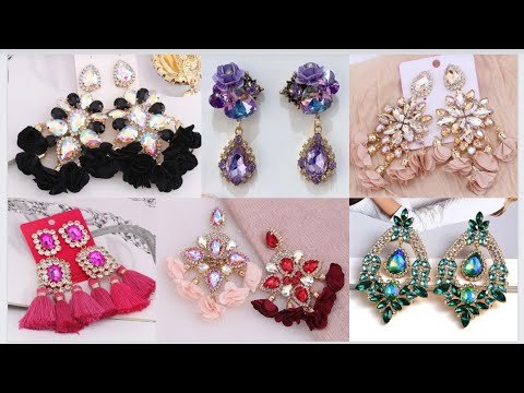 Latest In Trend Crystal Dangle Earring Designs of 2021 – Indian Fashion Trends