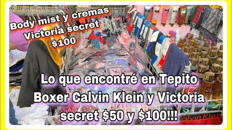 Lo que encontré en Tepito /bóxers /body mist /Victoria secret !!!