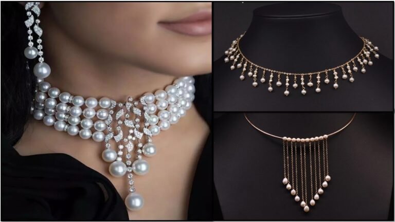 New Stylish Pearl Choker Necklace Set Design – Indian Fashion Trends