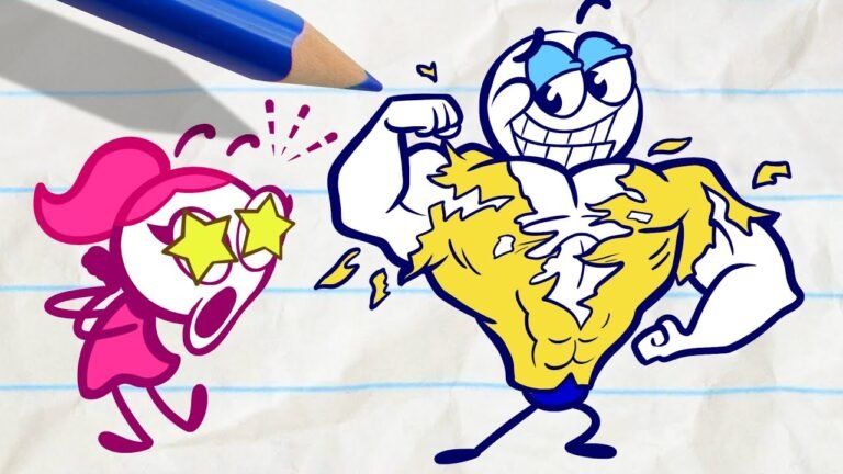 Pencilmate & Pencilmiss 😎👕👗 FASHION STYLE 👗👕😎 #Fashionweek 2020 🎭 Cartoons