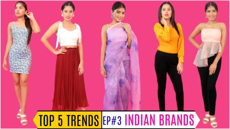 TOP 5 FASHION TRENDS – INDIAN BRANDS To Look Hot & Sexy | Episode 3 | DIYQueen