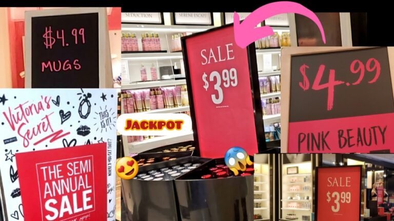 VICTORIA'S SECRETS SEMI-ANNUAL SALE 2021 | COMPLETE STORE WALKTHROUGH | $3.99 BODY CARE #pinkbeauty