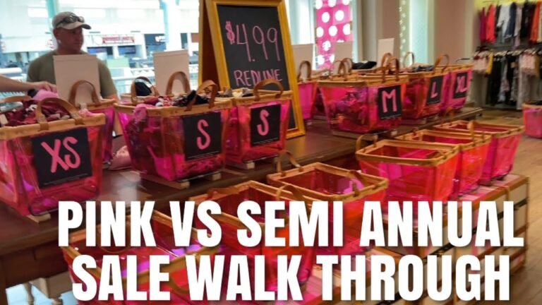 VICTORIA’S SECRET PINK SUMMER 2021 SAS IS the SALE Any Good ? Come with US  /WALK THROUGH