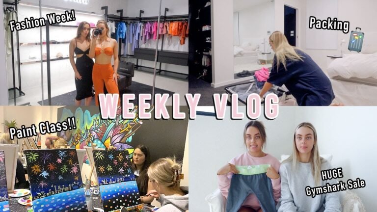 Weekly Vlog | Hamilton Island Prep, Gymshark Sale/haul, Fashion Week…