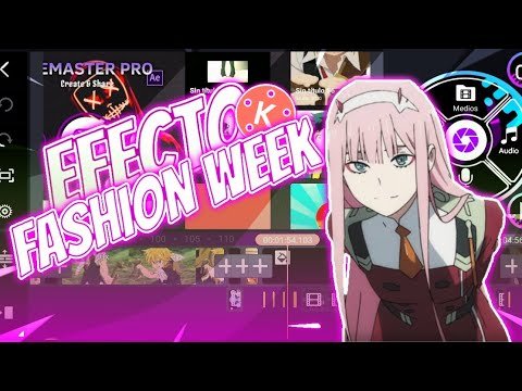 como HACER el EFECTO FASHION WEEK || Android || KineMaster || TREND de TikTok