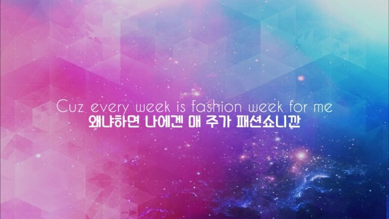 이건 진짜 미쳤다🎵 blackbear – fashion week 가사 / 해석 / 번역