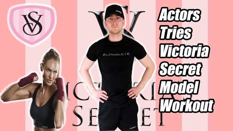 ACTOR TRIES VICTORIA SECRET MODEL WORKOUT