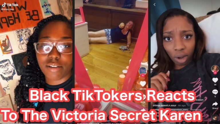 BLACK TIKTOKERS REACTS TO THE VICTORIA SECRET KAREN |Jenny O