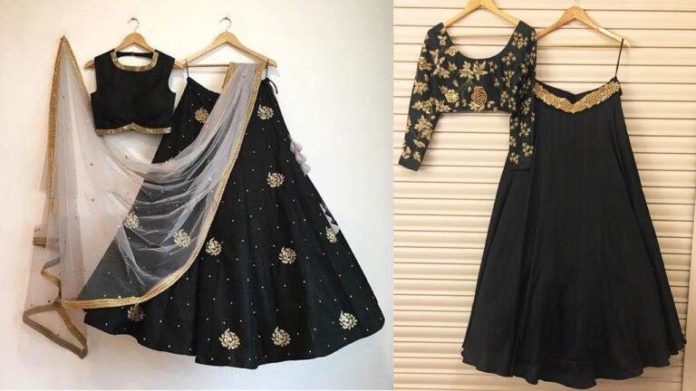 Black Crop Top Lehenga Designs 2019 | Indian Fashion 2019